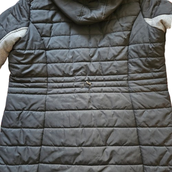 Weatherproof Black Hooded Faux Fur Quilted Puffer Parka Jacket Size 2X - Picture 9 of 16